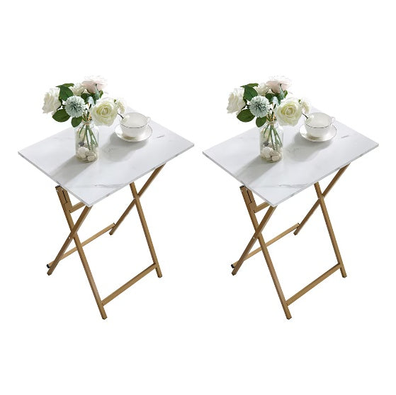 2-piece folding TV tray table set for snacks, laptops, or casual dining – portable, compact, and space-saving design