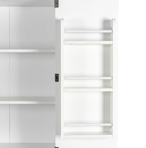 70.87" Tall White Kitchen Pantry Cabinet with Drawers and Adjustable Shelves – Storage for Kitchen & Dining Room