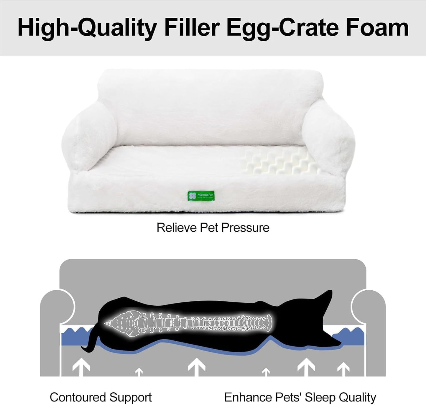 Orthopedic Dog Bed – Comfortable and Supportive Pet Sofa