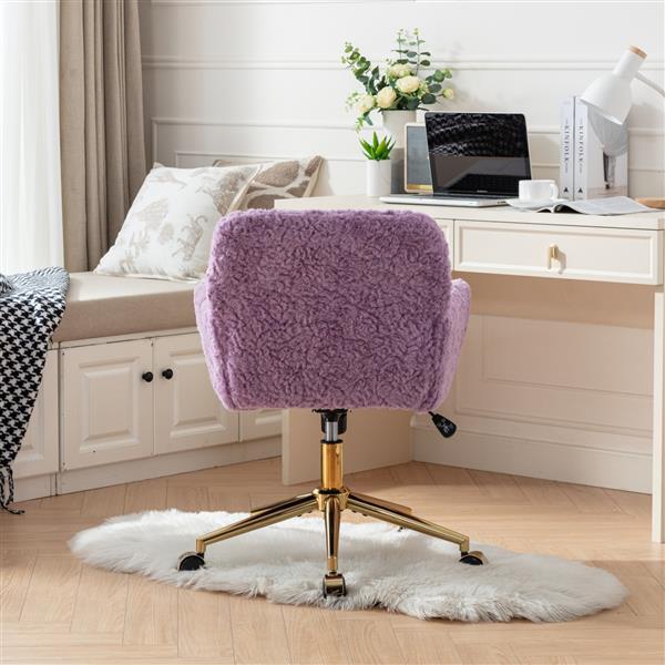 Modern office chair with soft artificial alpaca wool upholstery, wide and deep seat, 40° reclining backrest, and sturdy 320 mm base—designed for comfort in work, study, or lounge settings.