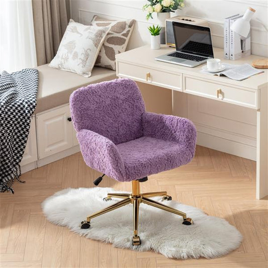 Modern office chair with soft artificial alpaca wool upholstery, wide and deep seat, 40° reclining backrest, and sturdy 320 mm base—designed for comfort in work, study, or lounge settings.
