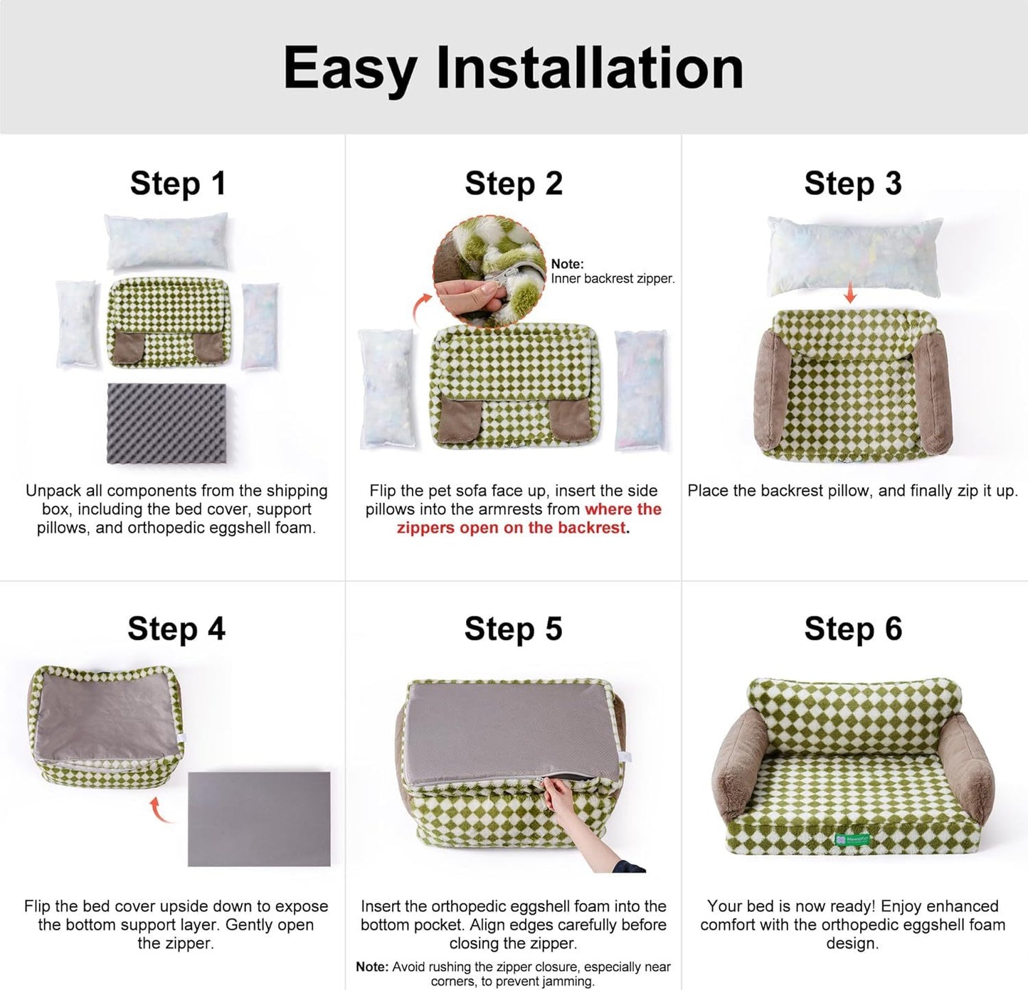 Orthopedic Dog Bed – Comfortable and Supportive Pet Sofa