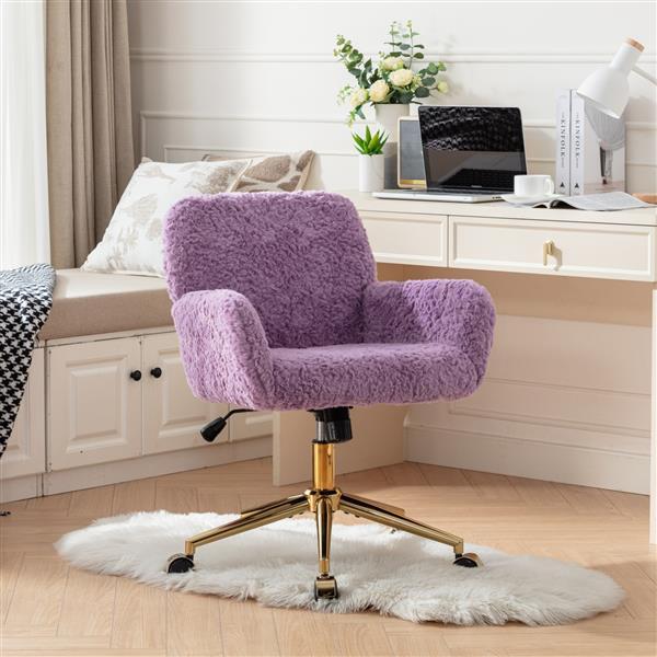 Modern office chair with soft artificial alpaca wool upholstery, wide and deep seat, 40° reclining backrest, and sturdy 320 mm base—designed for comfort in work, study, or lounge settings.