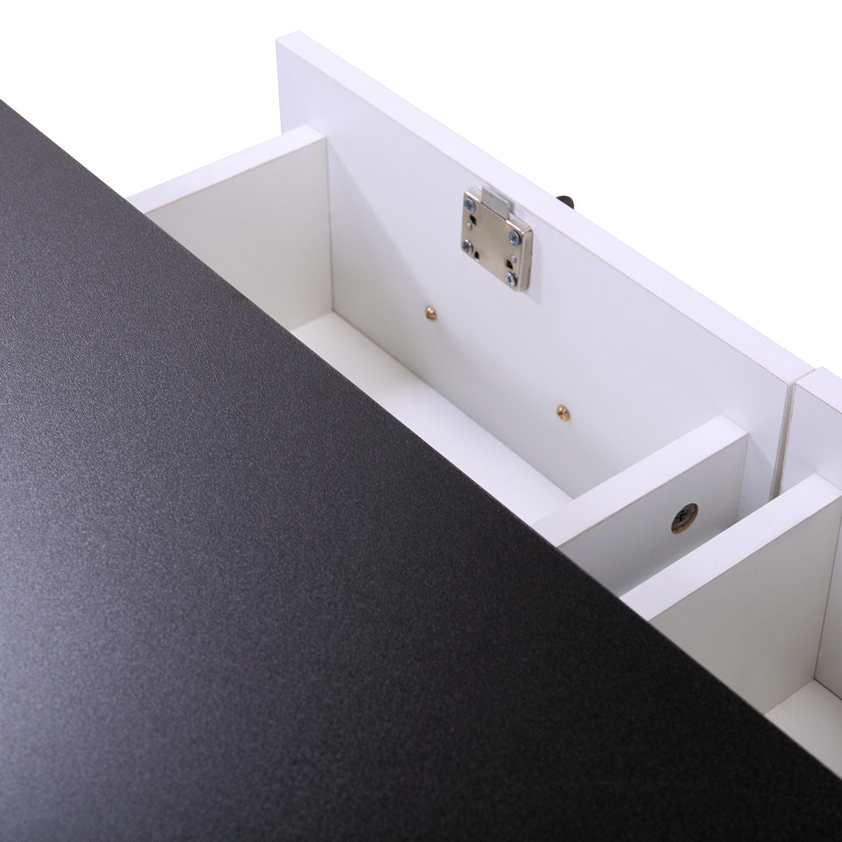 Wall-Mounted Barber Station | Modern Salon Table with Storage
