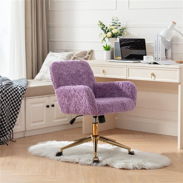 Modern office chair with soft artificial alpaca wool upholstery, wide and deep seat, 40° reclining backrest, and sturdy 320 mm base—designed for comfort in work, study, or lounge settings.