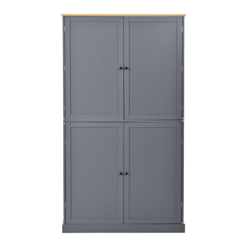 Freestanding Kitchen Pantry Cabinet, 40.2" W x 20" D x 71.3" H – Large Storage Cabinet by Welfel