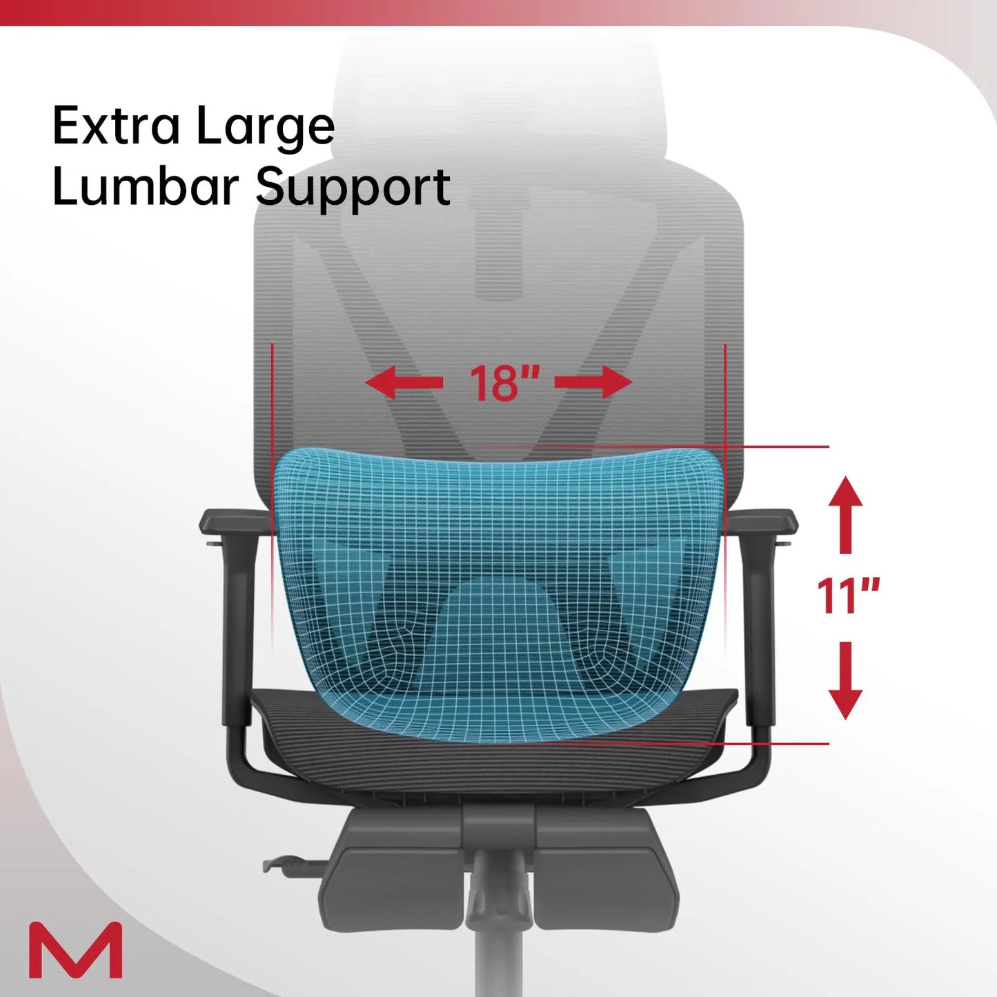 High-back ergonomic black office chair with adaptive lumbar support, fully adjustable 3D armrests, reclining mechanism, 3D headrest, retractable footrest, and sturdy metal mesh frame supporting up to 300 lbs