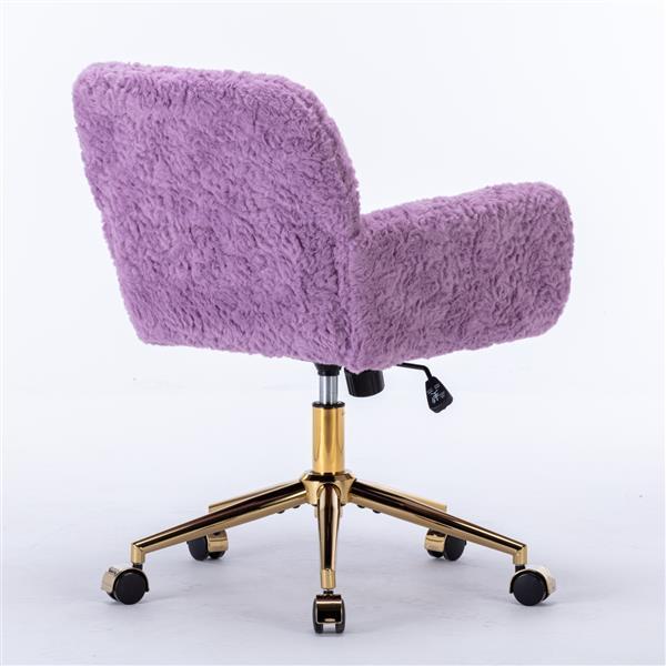Modern office chair with soft artificial alpaca wool upholstery, wide and deep seat, 40° reclining backrest, and sturdy 320 mm base—designed for comfort in work, study, or lounge settings.