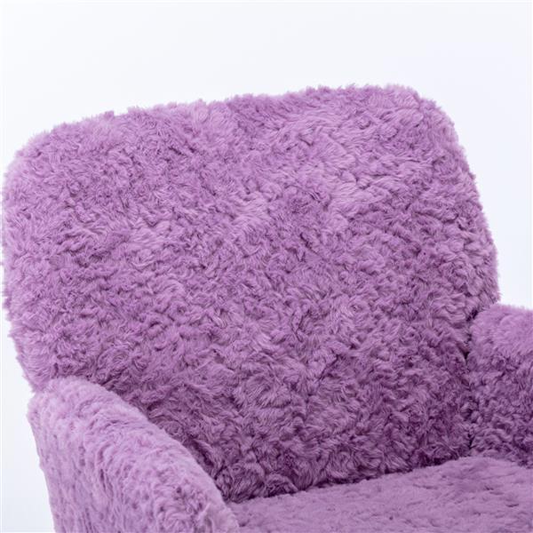 Modern office chair with soft artificial alpaca wool upholstery, wide and deep seat, 40° reclining backrest, and sturdy 320 mm base—designed for comfort in work, study, or lounge settings.