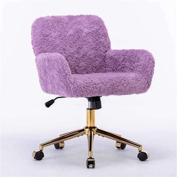 Modern office chair with soft artificial alpaca wool upholstery, wide and deep seat, 40° reclining backrest, and sturdy 320 mm base—designed for comfort in work, study, or lounge settings.